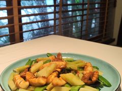 碧绿炒脆肉鲩-小榄人家酒楼(民安店)