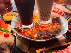 双杯冰大红袍珍珠奶茶-湊湊火锅·茶憩(皇姑万象汇店)