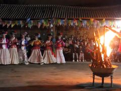 -摩梭篝火晚会