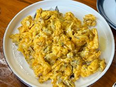 紫藤花炒土鸡蛋-竹乡人家大鱼头(南山竹海店)