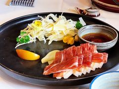 三年金钱火腿配大理手撕乳扇-泓0871臻选云南菜·味庄