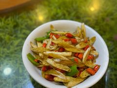 炝炒藕带-琴园酒家(金三角大厦店)