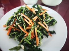 人参菜-北京龙庆四季香农家饭庄·灶台鱼·碳烤虹鳟鱼(龙庆峡店)