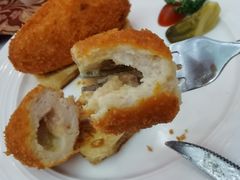 奶油鸡卷-小白桦西餐厅