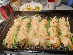 铁锅葱香虾-老村长•湖北家常菜(南湖店)