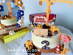 -卡比儿童蛋糕·心意定制·低脂零卡糖动物奶油FancyBALLOON(滨海店)
