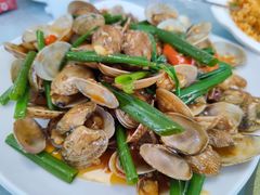 姜葱炒花甲-皓景海鲜·地标美食(双月湾店)