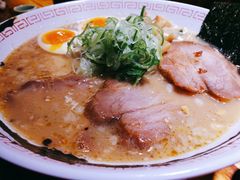 黑麻油豚骨拉面-老龙亭拉面店