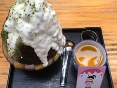 抹茶生乳かき氷-WONDER ICE 萬得冰田(建設路总店)
