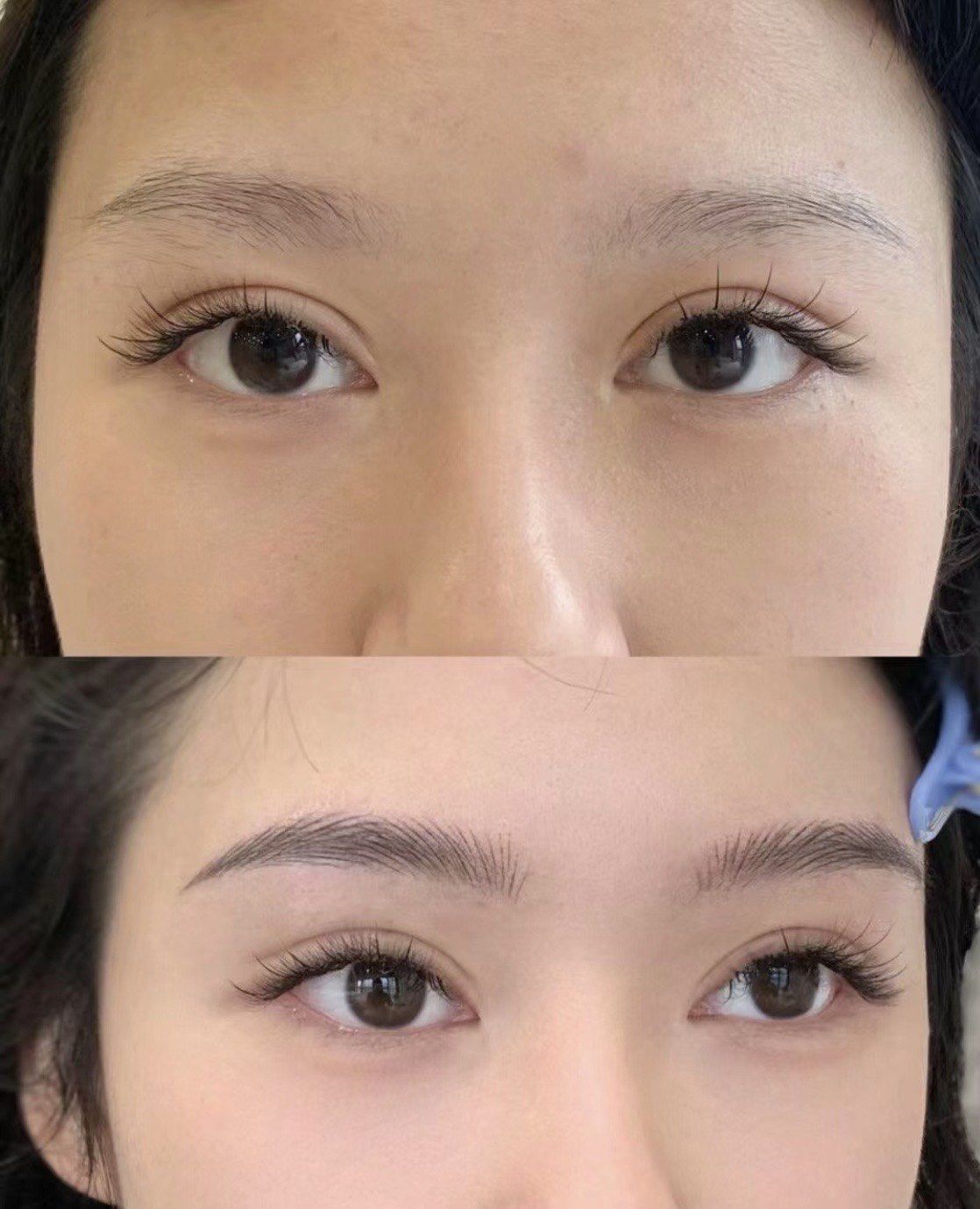眉毛前后对比,太美了!