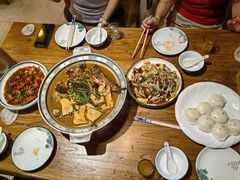 -东来菜馆•手抓海鲜家常菜•海鲜锅贴(鸽子窝店)