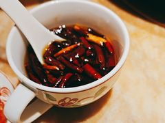 现炸辣椒油-清真·老门框爆肚涮肉·中华老字号(丰管路店)
