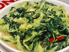 虾酱通菜-凤城康记饭店