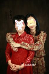 -时光纪亲子全家福照相馆(静安店母女写真父母纪念照)