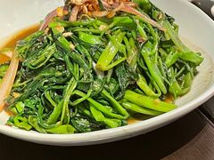 马拉盏炒通菜-大头虾越式风味餐厅(光明广场店)
