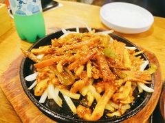 铁板鱿鱼须-喇喇排骨火锅·传统韩式脊骨汤(望京西园总店)