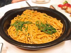 瑶柱砂锅焗伊面-天瑞轩·粤菜餐厅