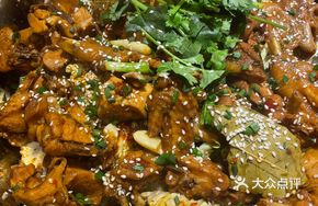 Sauce-Flavored Chicken with Crab