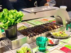 自助取餐区-嫩羊羊·延边烤串·朝鲜族美食(张家港美食街店)