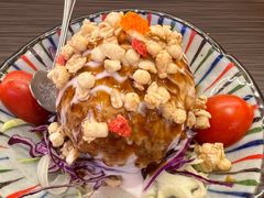 温泉蛋爆浆土豆泥-仙隐小鹿中华料理(南宁万象城店)