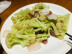 有机菜花炒腊肠-頂好酒家·经典粤菜(海信广场店)