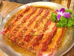 -明洞阿姨·韩式酱蟹烤肉·创意料理(三元桥店)