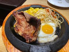 法式肉眼牛排青柠单人餐-菲滋意式餐厅(加州阳光二店)