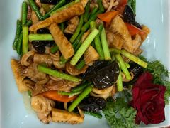 五花肉炒笔管鱼-阿喆私房菜(西五路店)