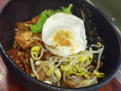 鱿鱼五花肉拌饭-米屋石锅拌饭(师大店)