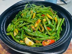 砂锅扁豆丝-后海16号·北京私房菜