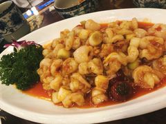 风味荔枝炒虾仁-缪氏川菜(丰盛町店)