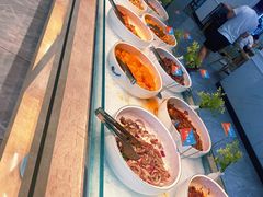 -绿岛港轩海鲜烤肉涮锅自助餐厅