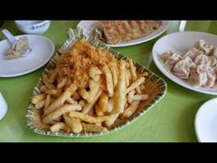 蛋黄肉松白玉菇-大眼锅贴水饺(河东店)