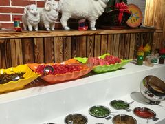 自助调料区-草原塞蛮羊火锅城(港湾店)