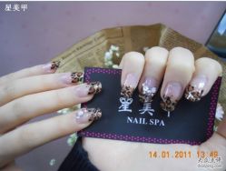 雷射豹纹-星美甲