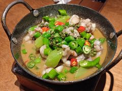 风味双椒牛蛙-麽麽家•爆炒牛肉饭(景瑞时光里店)
