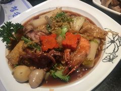 海鲜拉面炒年糕-青松馆韩国料理(香港中路佳世客店)