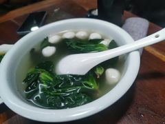 菠菜鱼丸汤-吾介小籠館