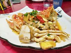 葱姜炒花蟹-文仔海鲜馆