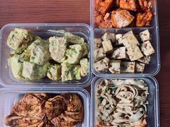 韩式辣白菜拌手工豆皮-娘心豆品(方庄店)