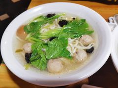 鸡汤贡丸面-富源春面馆(四川北路店)