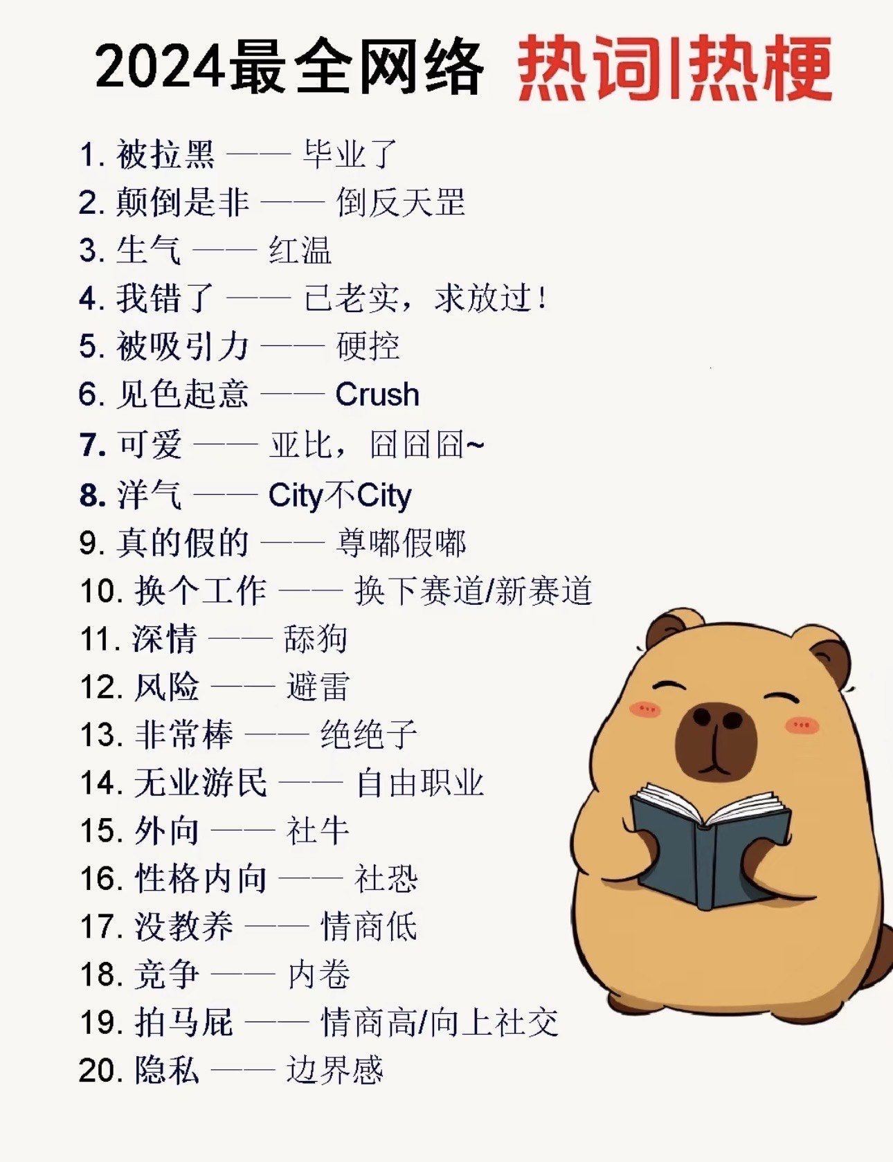 2024最全网络热梗