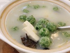 荠菜丸子豆腐汤-熙春园餐厅