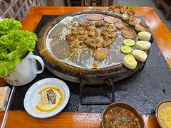 -老姐石板烧烤+铜炭火锅(总店)
