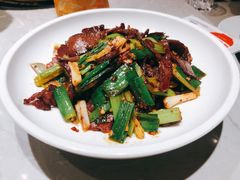 大蒜炒腊牛肉-大碗先生(方圆荟店)