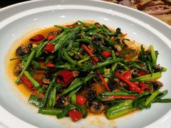 韭菜炒螺丝-姜君·千岛湖鱼头馆(浦东大道店)