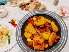 干锅土豆片-清真·胖妈妈手抓餐厅(定西路长城宾馆店)