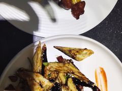 脆皮烧茄子-宋庄魁元艺术餐厅