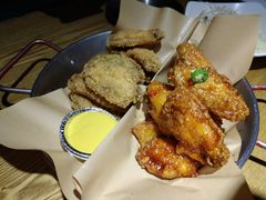 炸鸡翅一半一半-富乐满韩国正宗炸鸡韩国料理(虹泉路店)