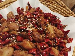 干煸辣子鸡-渔家灯火(明湖店)